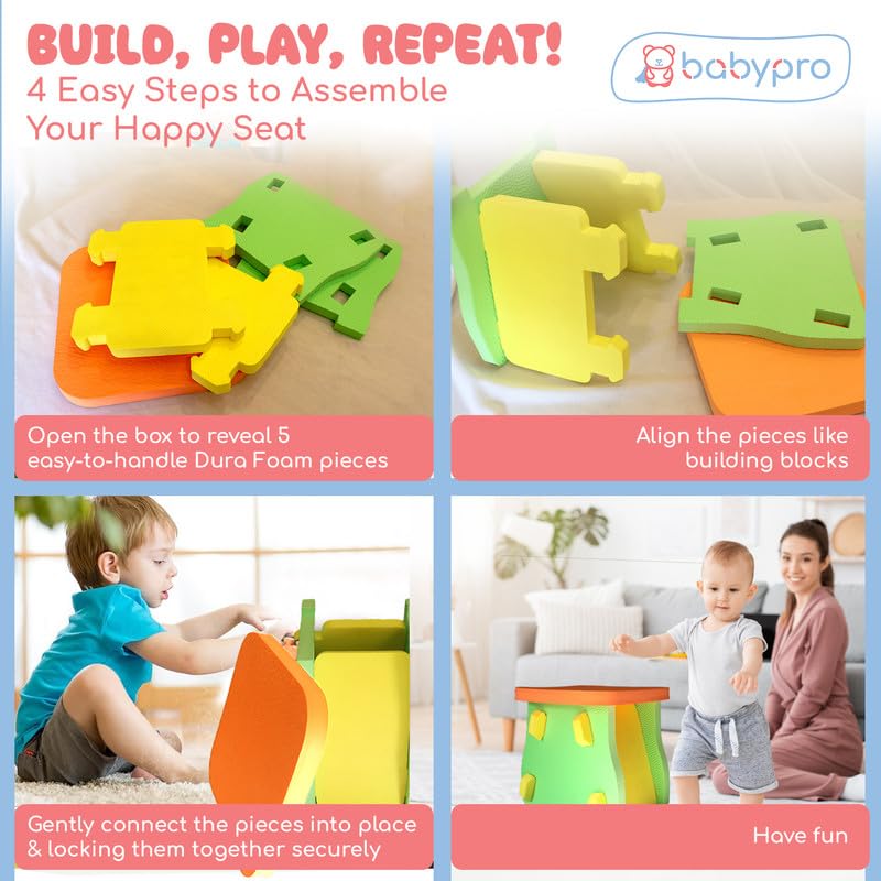 Babypro Multifunctional Foam Stool, Play
