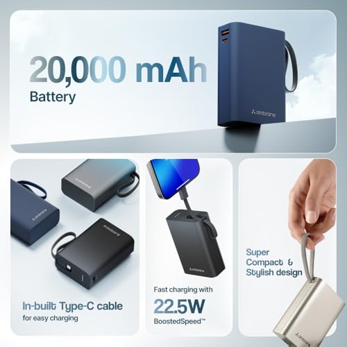 Ambrane MiniCharge 20 20000mAh Fast