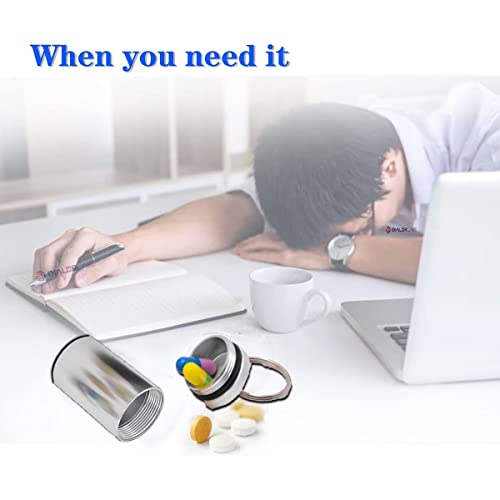 Keychain Pill Case Holder