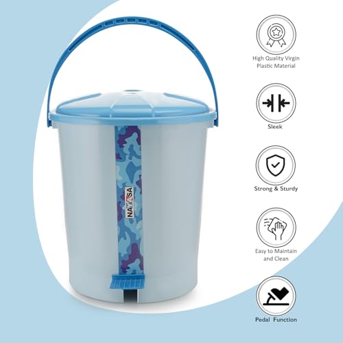 Nayasa Army Pedal Bin- 11.5