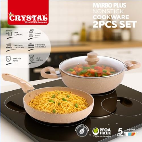 Crystal 225mm Kadai + 225mm