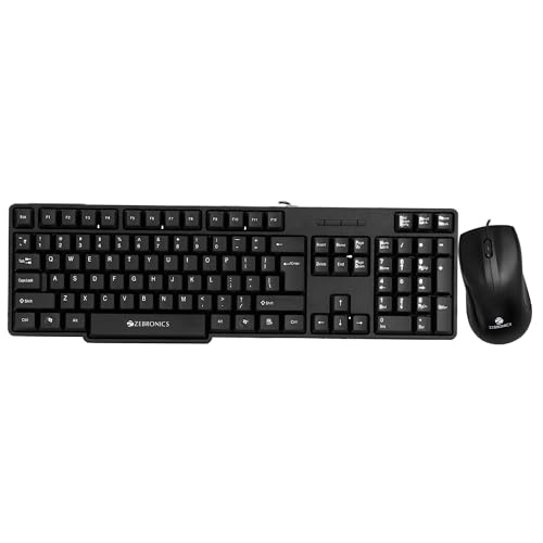 Zebronics Wired Keyboard and Mouse