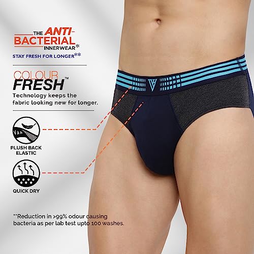 Van Heusen Men Anti Bacterial Briefs - Colour Fresh, Moisture Wicking - Image 6