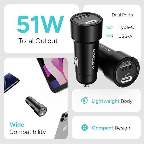 Ambrane 51W Fast Charging Car