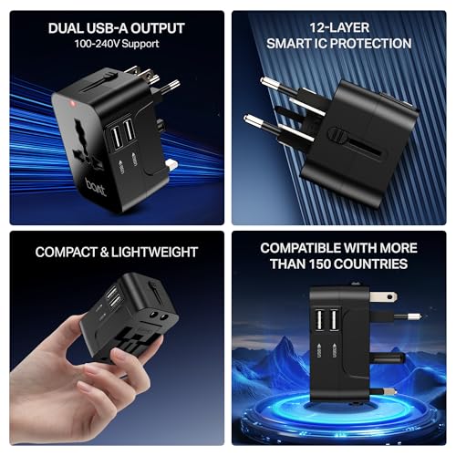 Boat Universal Travel Adapter C10