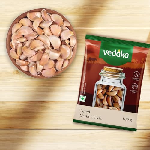 Amazon Brand - Vedaka Dried Garlic Flakes | 100g - Image 4
