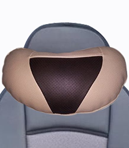 Kozdiko Brown Beige Neck Rest Set of 2 pcs for Audi A4 - Image 3