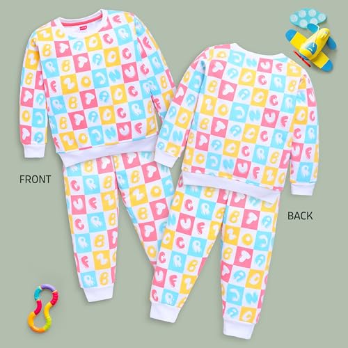LuvLap Baby Boys Full Sleeve Sweatshirt & Pyjama Set Pack of 1 - Image 2