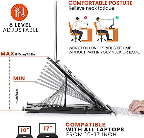 STRIFF Laptop Tabletop Stand, Adjustable