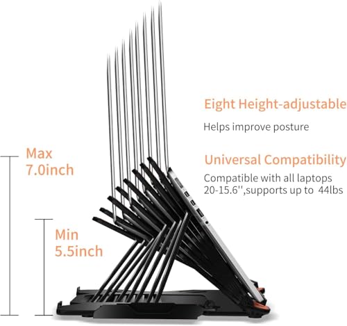 STRIFF Laptop Tabletop Stand, Adjustable