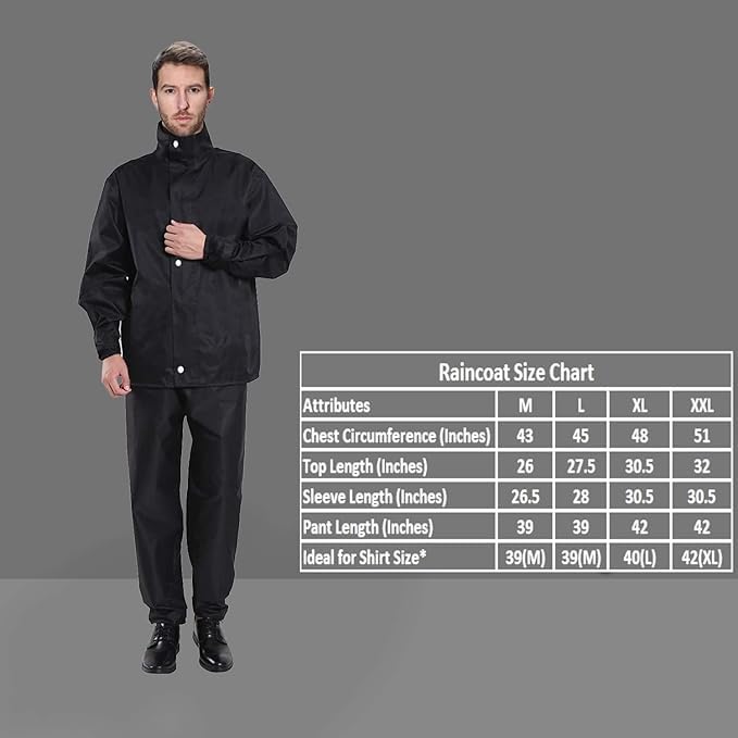 Mens Majestiva Waterproof Reversible Raincoat for Men - Image 6