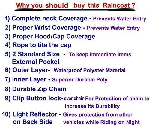 Mens Majestiva Waterproof Reversible Raincoat for Men - Image 7