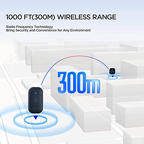 Himster Wireless Doorbell, Waterproof Door