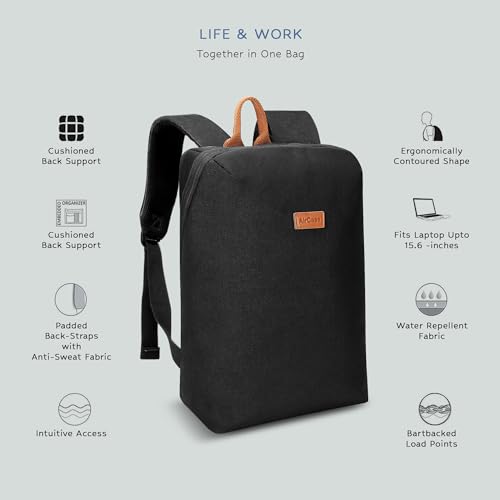 AirCase Premium Canvas Backpack fits