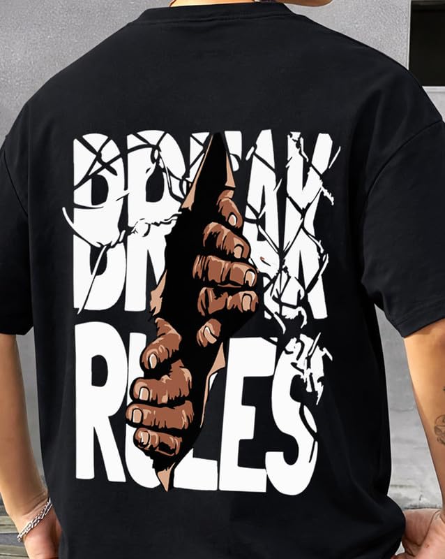 AUSK Baggy Hip-Hop T-Shirt