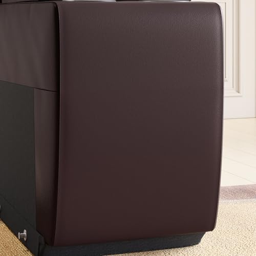 Home Centre Stockholm Half Leather Console - Brown - Image 5