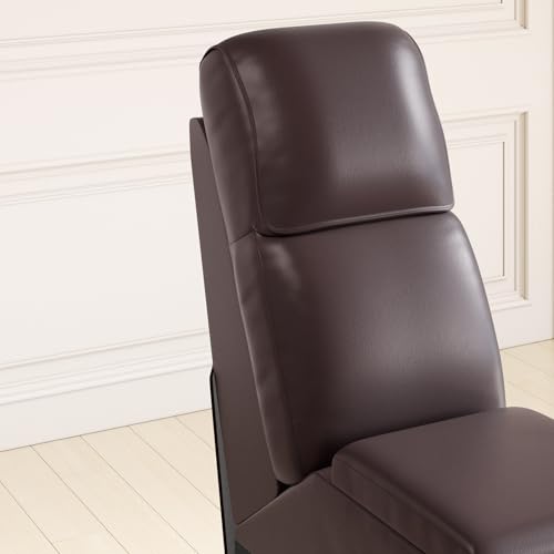 Home Centre Stockholm Half Leather Console - Brown - Image 6
