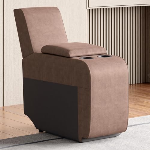 Home Cente Denver Fabric Console - Brown