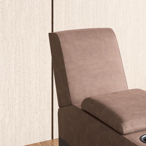 Home Cente Denver Fabric Console - Brown - Image 6