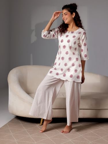 Libas Printed Cotton Night Suit - Image 2