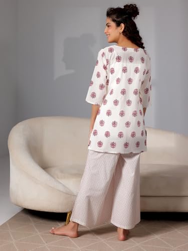 Libas Printed Cotton Night Suit - Image 3