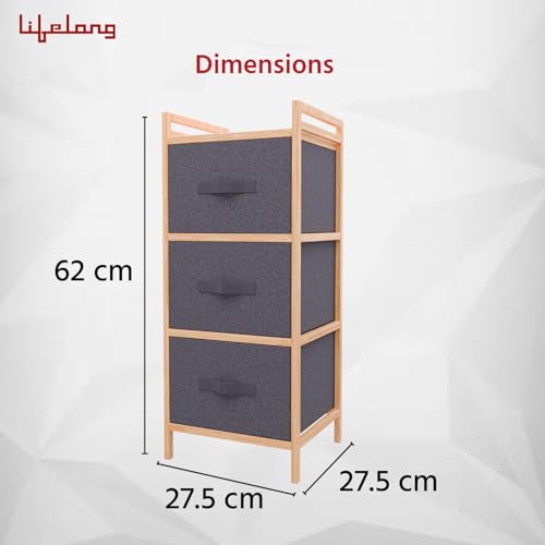 Lifelong Multipurpose Storage 3-Drawer Fabric