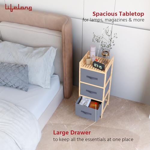 Lifelong Multipurpose Storage 3-Drawer Fabric