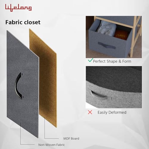 Lifelong Multipurpose Storage 3-Drawer Fabric