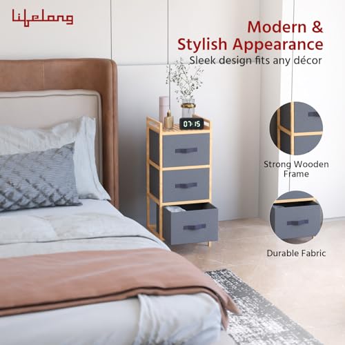 Lifelong Multipurpose Storage 3-Drawer Fabric