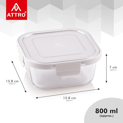 ATTRO Glassox Borosilicate Square Glass