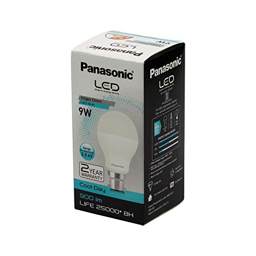 Panasonic B22 LED Cool Day Light Bulb (9W) - Pack of 6 - Image 6
