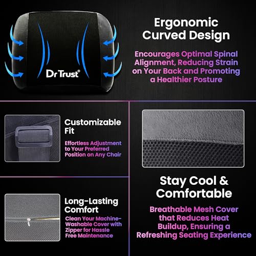Dr Trust Lower Orthopedic Backrest