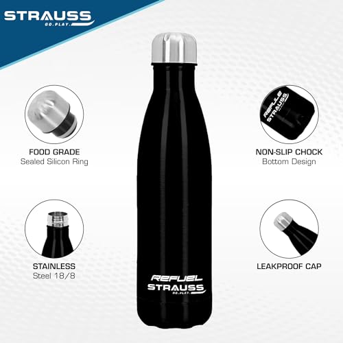 Strauss Refuel Steel Water Bottle