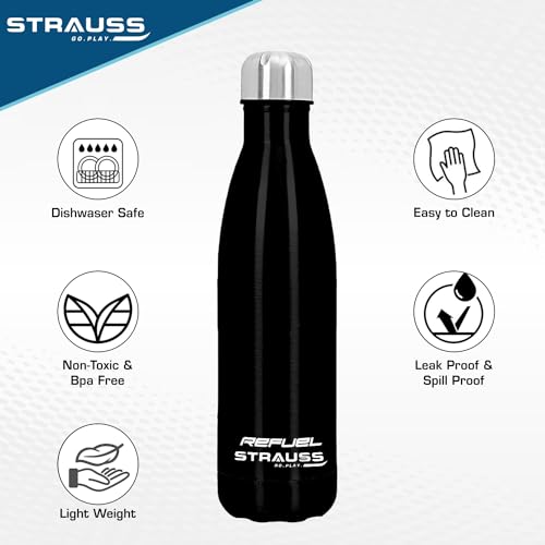 Strauss Refuel Steel Water Bottle