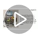 Kitchenwell Round Multi-Purpose Rotatable Trolley