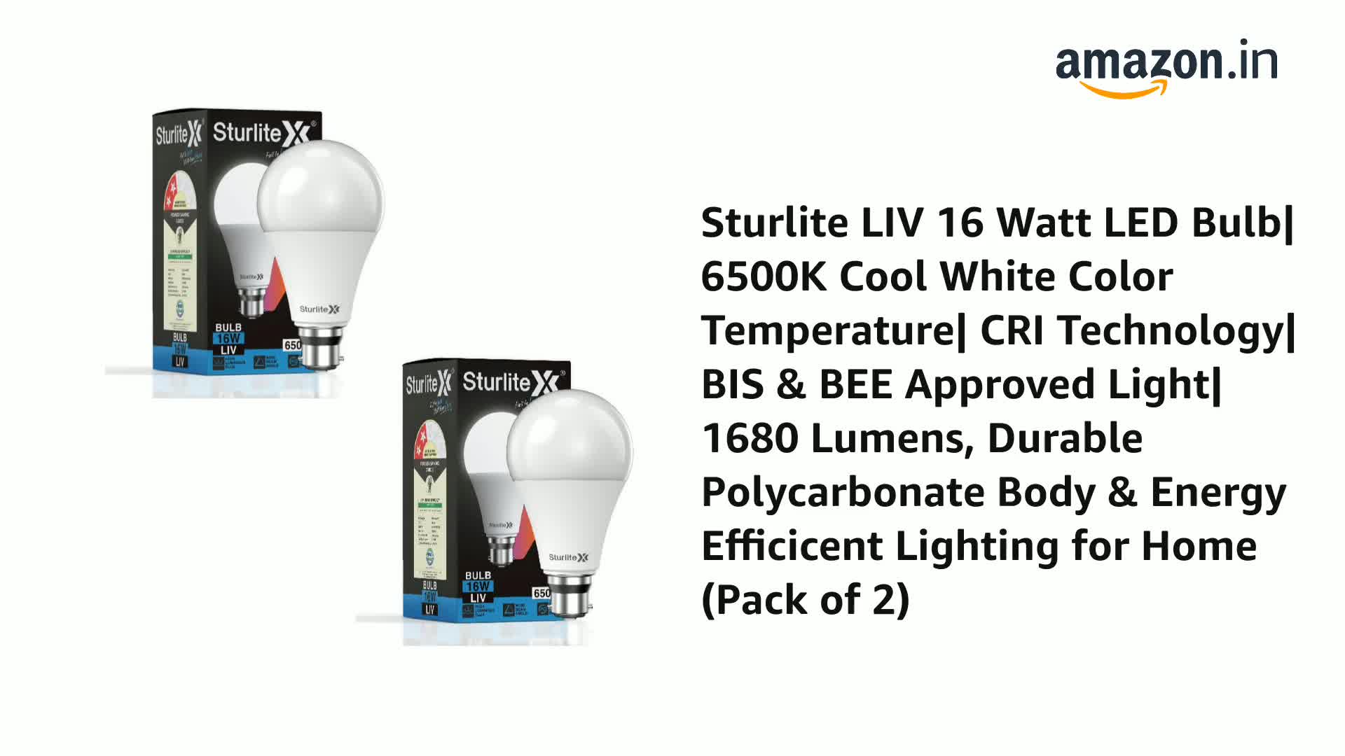 Sturlite LIV 16 Watt LED