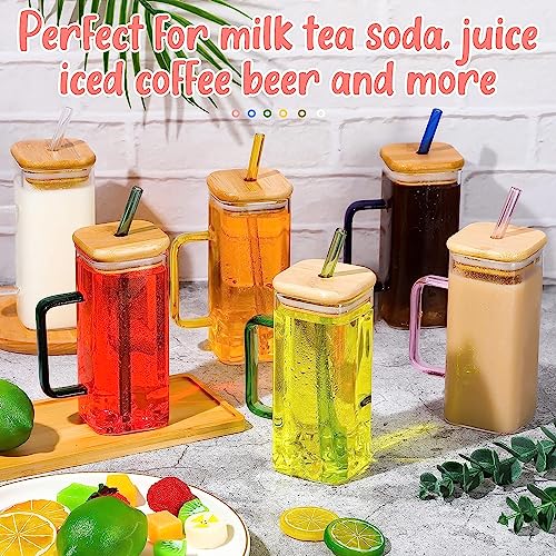 Reusable Glass Tumbler with Wooden
