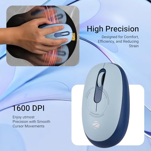 ZEBRONICS Groot Wireless Mouse, Dual