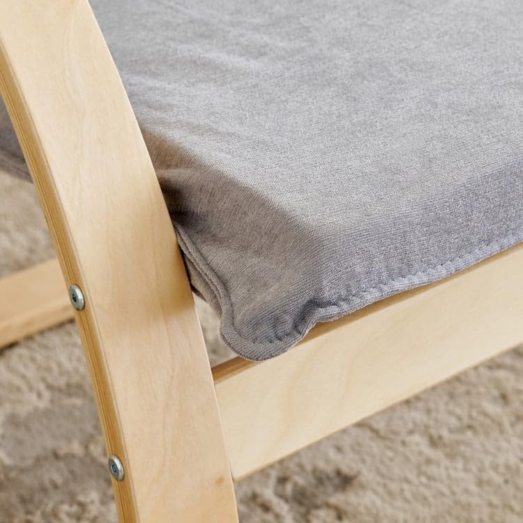 Home Centre Paulo Fabric Accent Chair - Grey - Image 6
