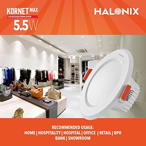Halonix Polycarbonate Kornet 5.5-Watt Junction