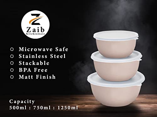Zaib Microwave Safe Stainless Steel