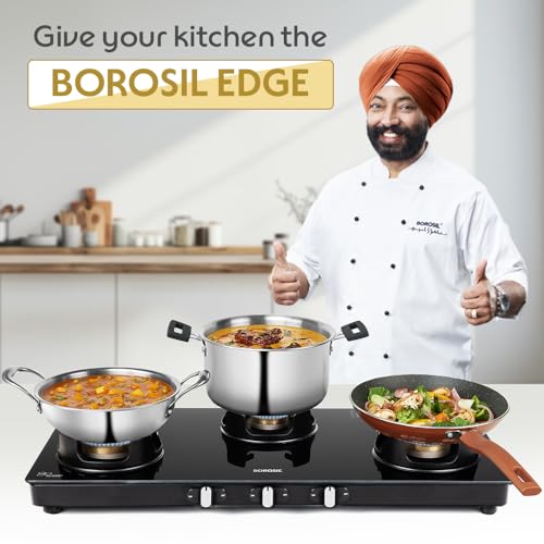 Borosil Flamestar 3 Brass Burner