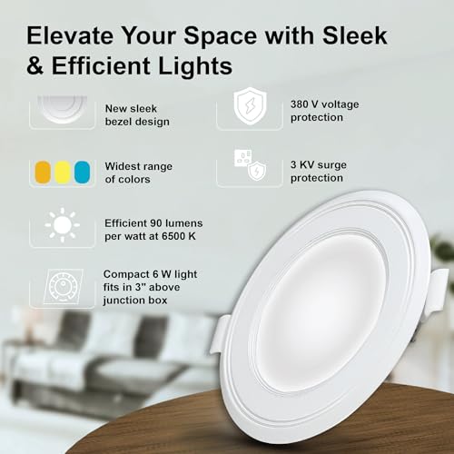 Havells Polycarbonate Luna 6W Downlight