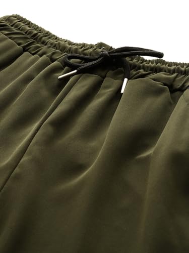 Aarika Womens Casual Wear Black Colour Solid Crep Cargo Pant - Image 5