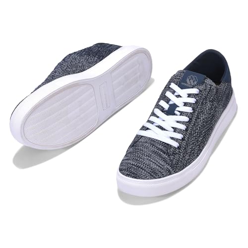Woodland Men Navy Sneakers - Image 4