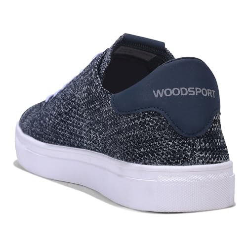Woodland Men Navy Sneakers - Image 5