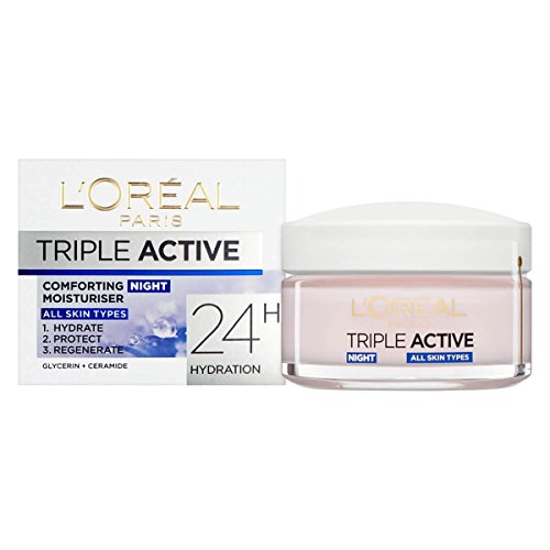 L'oreal Triple Active Comforting Night Moisturiser Cream 50ml