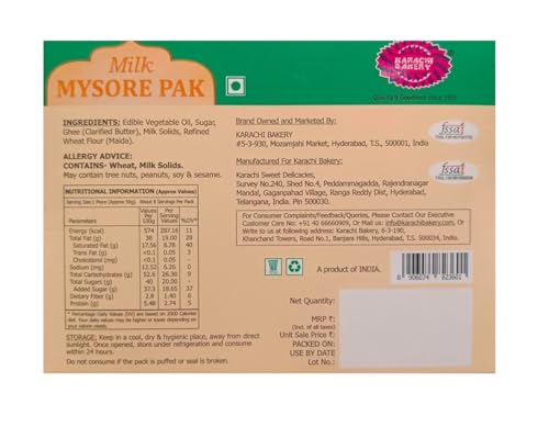 Karachi Bakery Mysore Pak, 400g