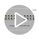 Crompton Dyna Ray 7W Round E27 LED Warm White Pack of 8 - Image 2
