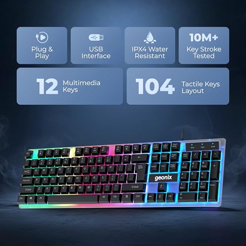 Geonix Cruiser K5, Wired Gaming